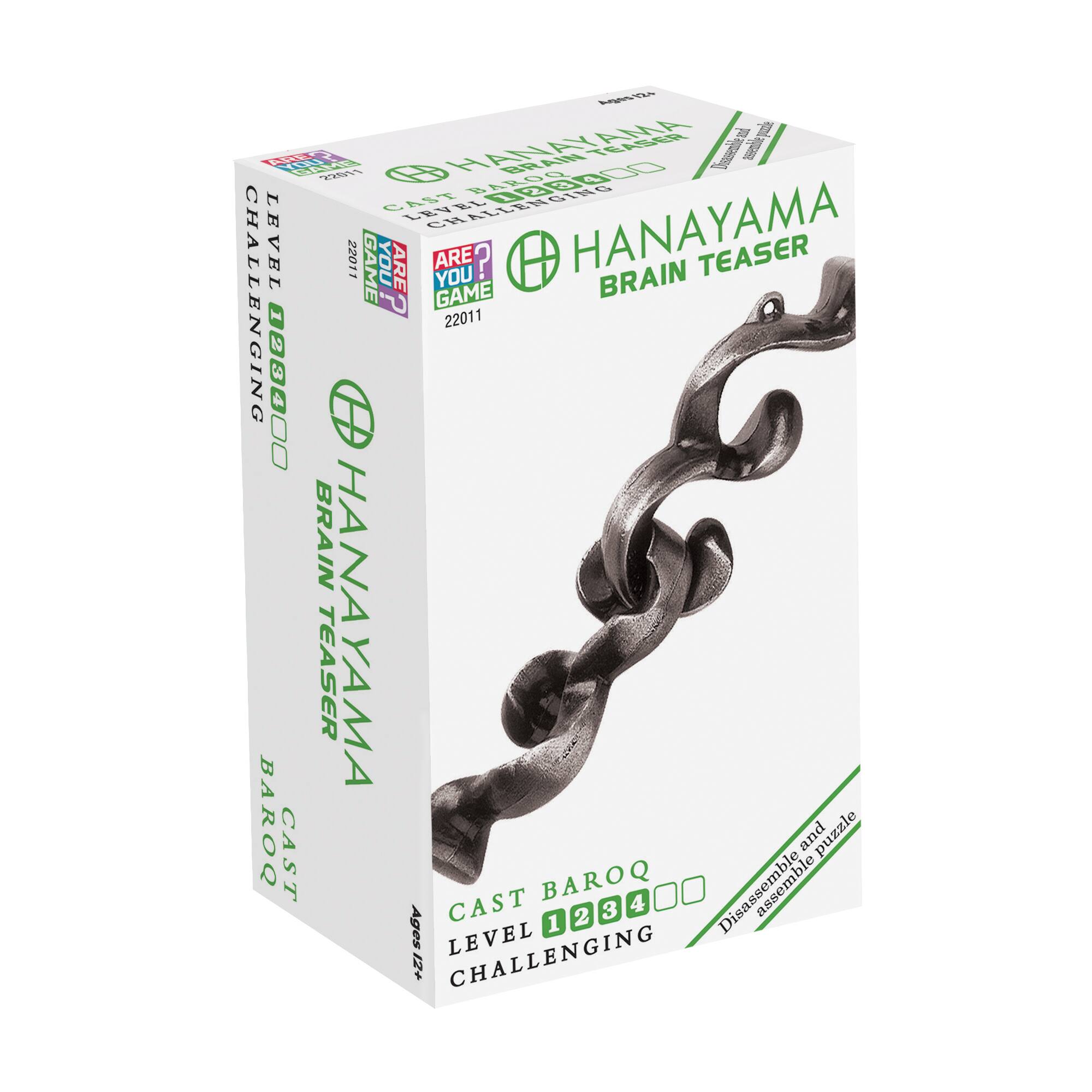 Hanayama Level 4 Cast Baroq Puzzle